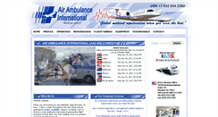 Desktop Screenshot of airambulanceinternational.com